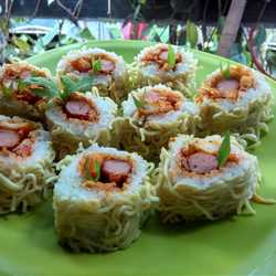 Mie Gulung Kentan Putih 